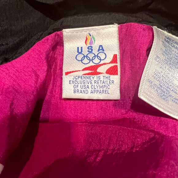 Vintage USA Olympics Windbreaker JcPenny Women’s Size M - Picture 7 of 8